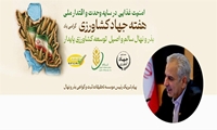پیام دکتر داریوش طالقانی رئیس موسسه تحقیقات ثبت و گواهی بذر و نهال به مناسبت نکوداشت هفته جهاد کشاورزی